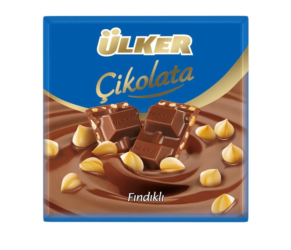 Kare Fındıklı Çikolata 60 Gr